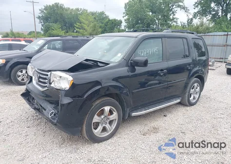 2014 Honda Pilot Ex-L from USA, damaged, VIN 5FNYF4H58EB053353